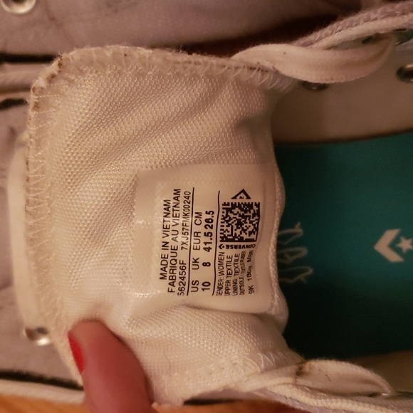 Converse low top gray shoes - Picture 3 of 4